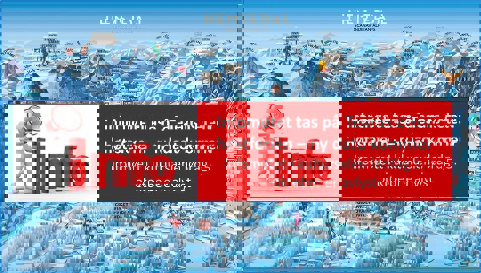 INFORMASJONSMØTET LØRDAG 5. OKTOBER ER AVLYST