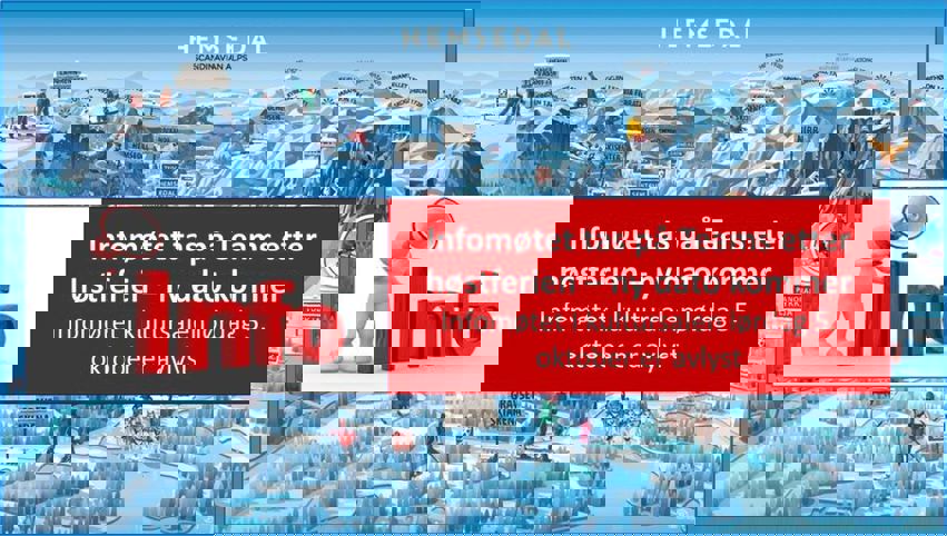 INFORMASJONSMØTET LØRDAG 5. OKTOBER ER AVLYST