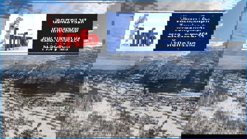 INFORMASJONSMØTET ONSDAG 6. NOVEMBER